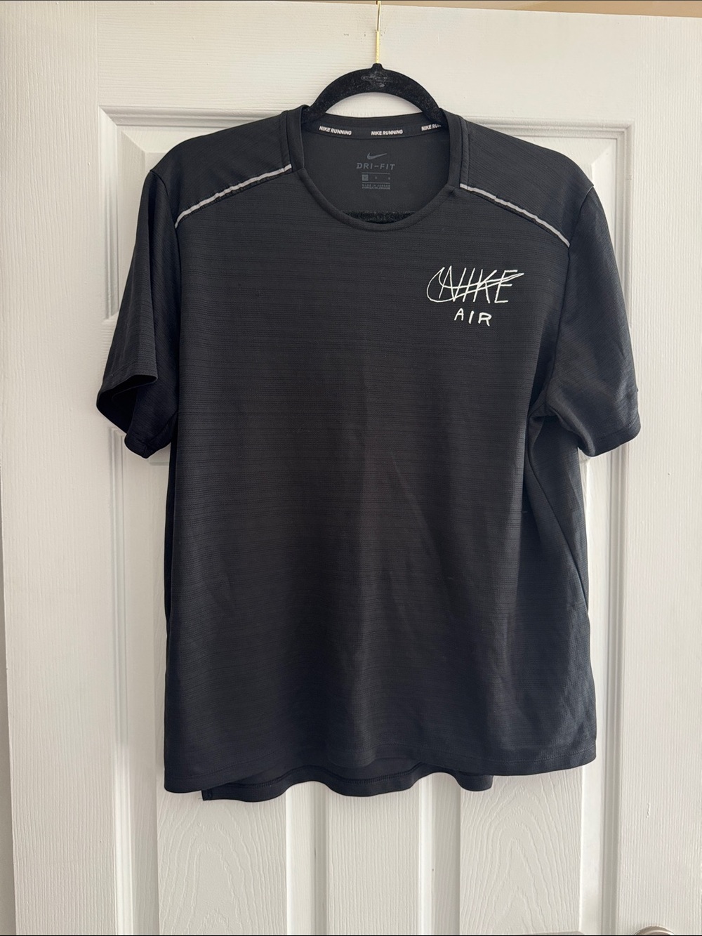 Nike Air Black Short-Sleeve Performance Tee